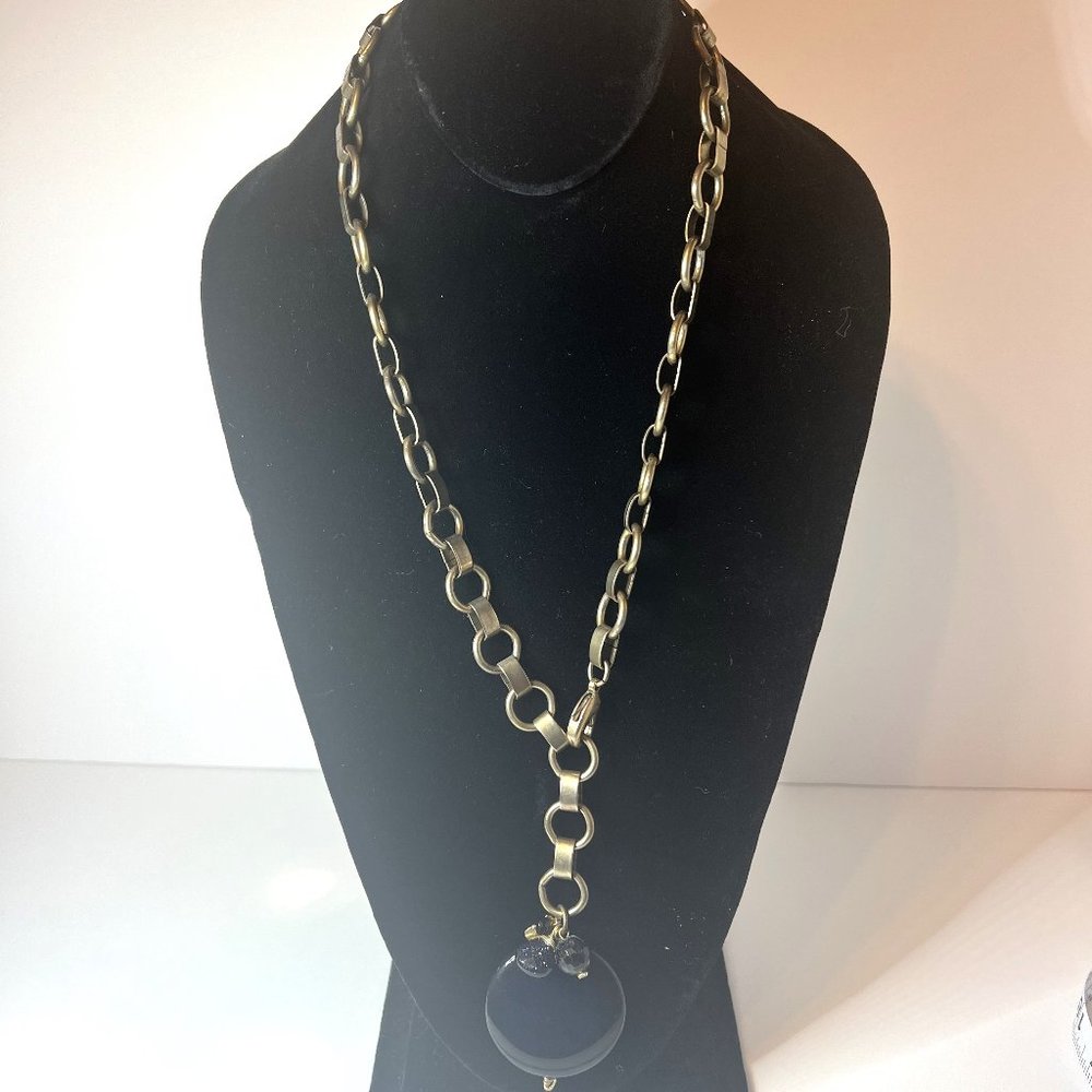 Noa Sade Lionette Gold Toned Chunky Statement Necklace